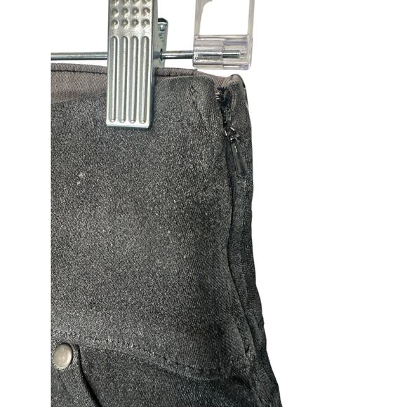 Spanx Gray Slimming Stretch Shimmer Coasted Skinny Leg Pants Size Small - Picture 6 of 11